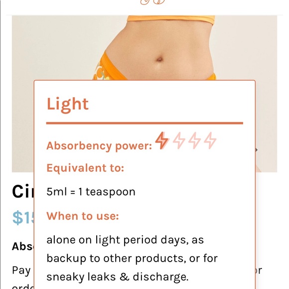 ๐ NWOT (2) Joyja Cindy Cheeky Period Panty ๐ฟ - Picture 12 of 13